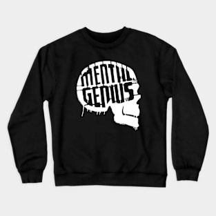 MENTAL GENIUS - Collector white edition Crewneck Sweatshirt